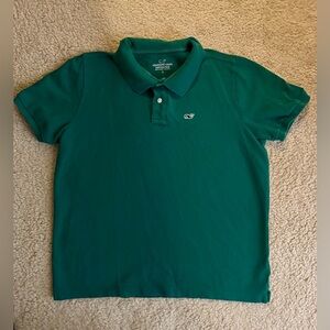 Vineyard Vines Teal Heritage Polo